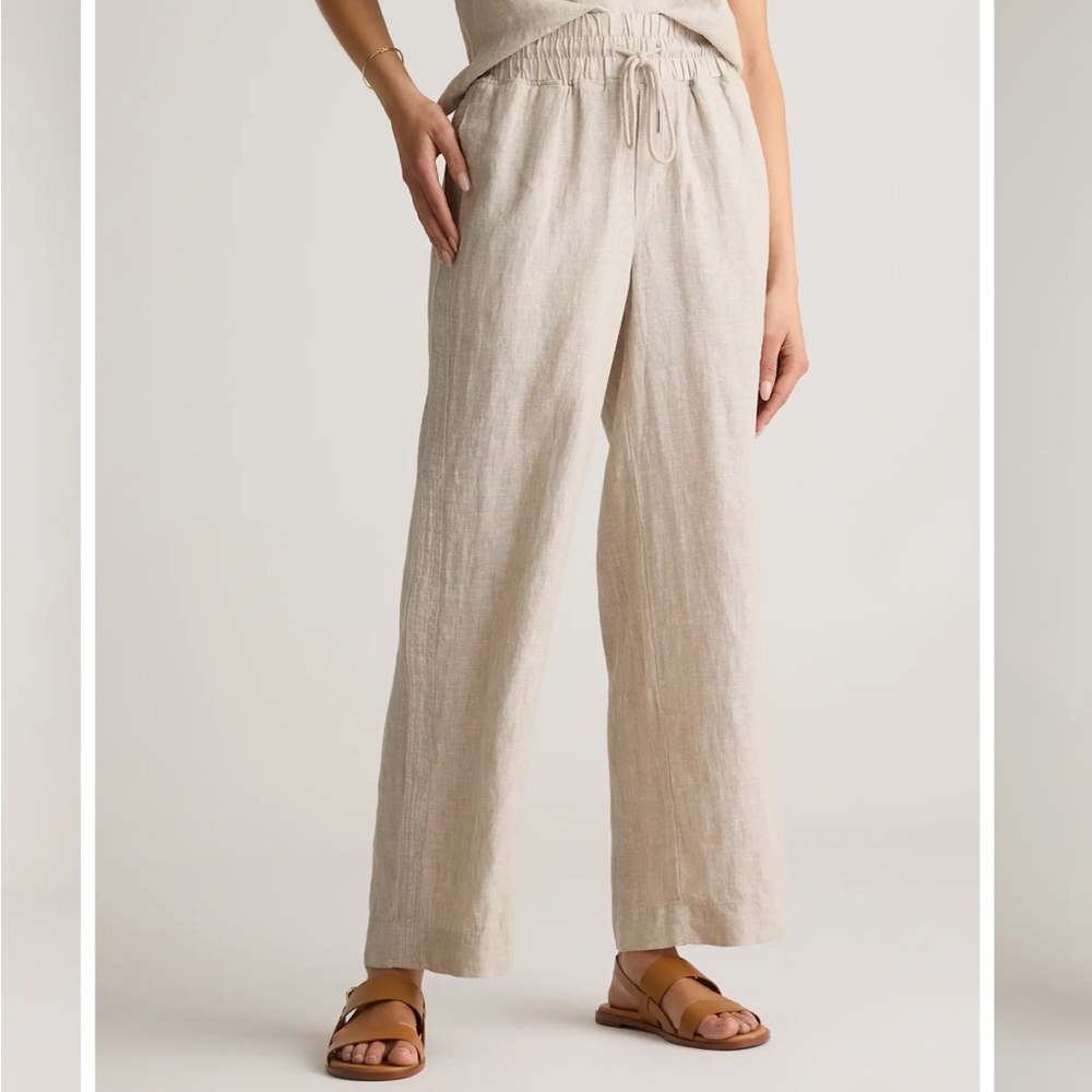 Quince Linen Wide Leg Pants